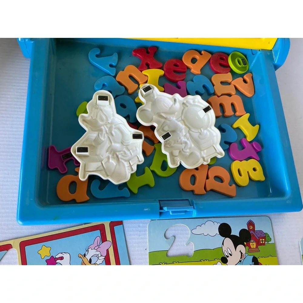 Disney Vintage Magnetic Alphabet Chalkboard Activity Set Mickey Mouse One Size